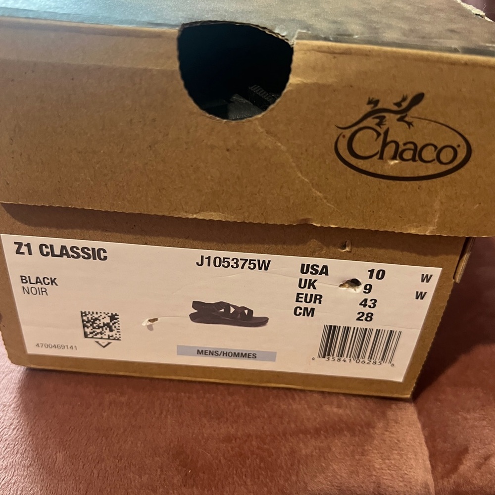 Chaco men’s Z1 Classic size 10 black